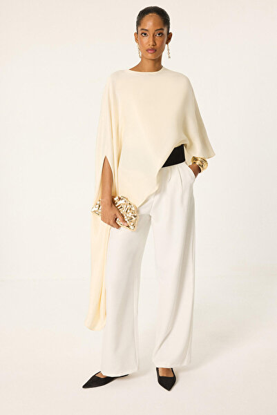 Touché Privé Pleated High Waist Trousers