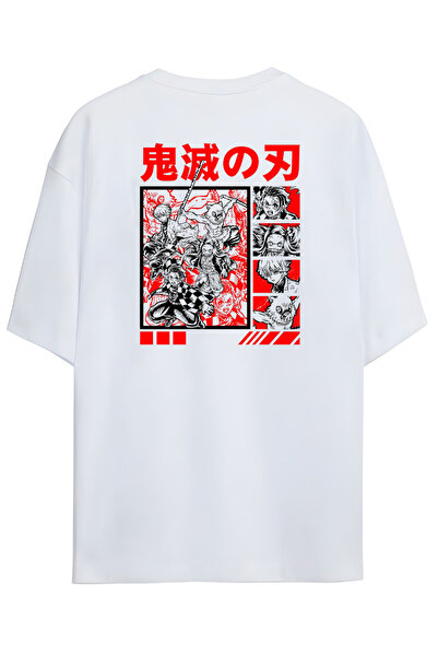 Grafftee Clothing Demon Slayer Anime Custom Design Printed Premium Cotton Uni...