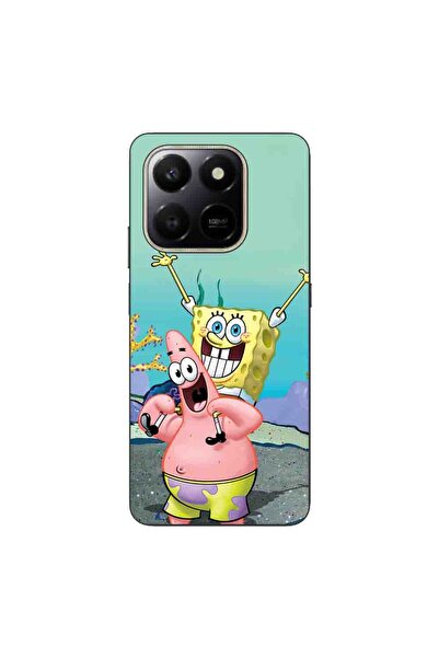 OEM Case compatible with Honor 400 Smart Silicone Gel Tpu Spongebob Pattern