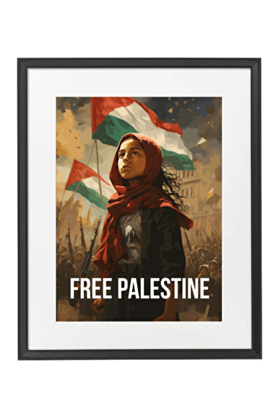 Boomah Accessories Pray for Palestine Poster with Frame 30x40cm