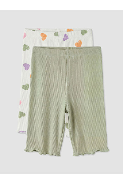 LC Waikiki Quality Pieces from Çelebi Store Heart Embroidered Baby Girl Leggi...