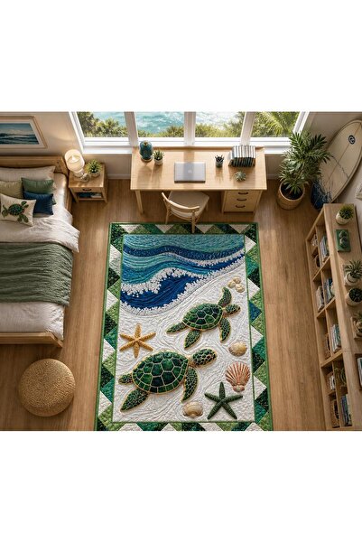 Rugs Modern Halı SDT Geleneksel Tema Desenli Modern Dokuma Taban Dekoratif Ha...