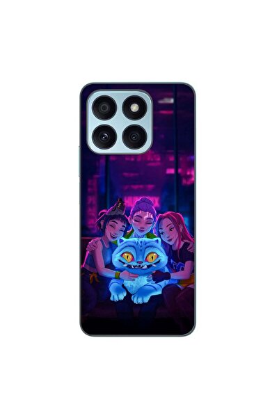 OEM Husa compatibila cu Honor X8b Silicon Gel Tpu Model KPop Demon Hunters Ha...