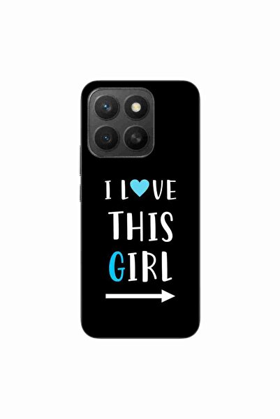 OEM Husa compatibila cu Honor X8c Silicon Gel Tpu Model Cupluri I love This Girl