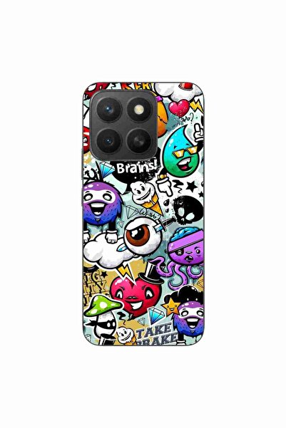 OEM Husa compatibila cu Honor X8c Silicon Gel Tpu Model Pop Art Graffiti