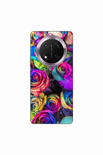 OEM Husa compatibila cu Honor Magic7 Lite Silicon Gel Tpu Model Trandafiri Co...