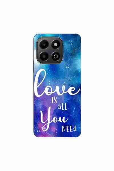 OEM Case compatible with Honor X6b Silicone Gel Tpu Pattern Love Is All You Need