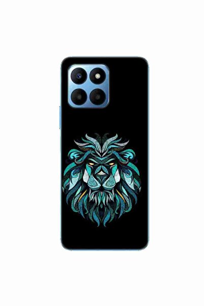 OEM Case compatible with Honor 70 Lite Silicone Gel Tpu Abstract Lion Pattern