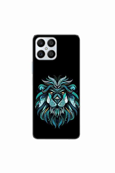 OEM Case compatible with Honor X8 4G Silicon Gel Tpu Abstract Lion Pattern
