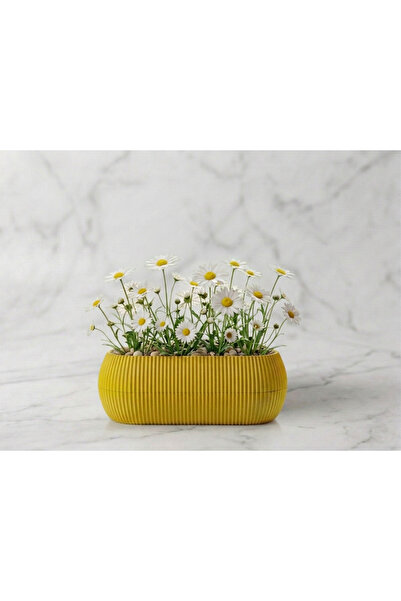 Ta-Fu Global 0,55 LT Dikdörgen Balkon Saksısı (18cm x 6cm x 7cm en boy yük)