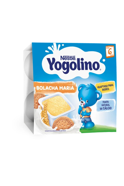 Nestle Yogolino, gustare, cu cereale si biscuiti 4x100 g