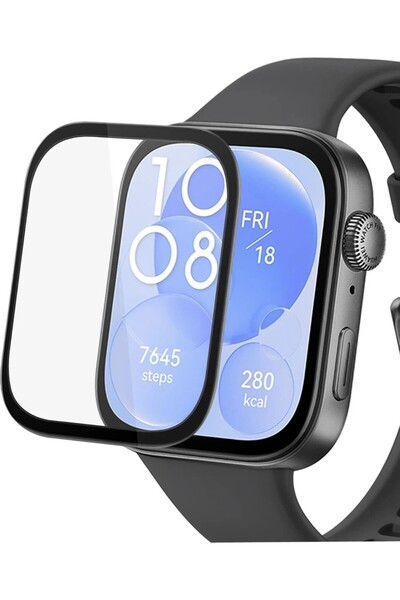 Dmay Screen Protector Compatible with Huawei Watch Fit 3 Flexible Nanotam Cov...