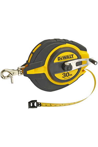 Dewalt DWHT0-34093 Steel Long Tape Measure 30m, 9.5mm Width, 5:1 Fast Winding...