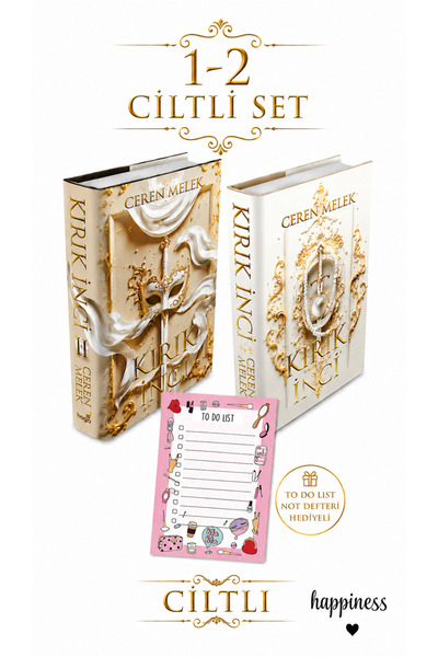İndigo Kitap Kırık İnci Ciltli 2’li Set – Not Defteri Hediyeli