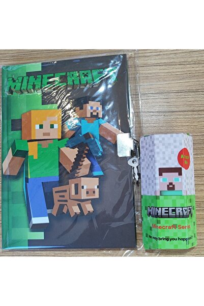 ada çanta kırtasiye Pixel Figured Locked Notebook and Sonny Angel Figure Set ...