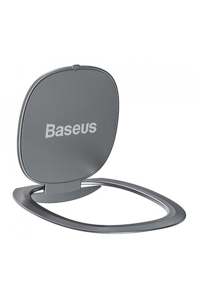 Baseus SUYB-0S Adhesive Ring Holder, Ultra-thin, Silver