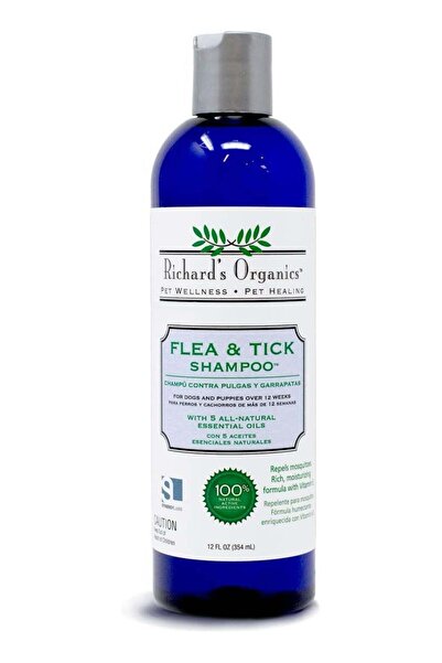 Generic Synergy Labs Richard Organic Flea & Tick Shampoo, Natural Pest Contro...