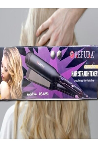 REFURA RE-8253 professional ceramic hair straightener, designed for creating ...