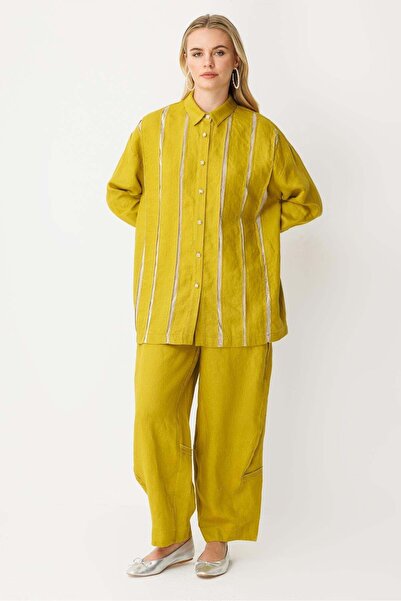 Ghisa Oversize Keten Takım