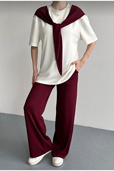 LİFERA Modal Shawl Collar Set