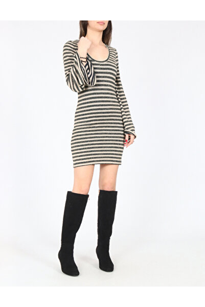Evendi Rochie scurta, Albastru/Bej