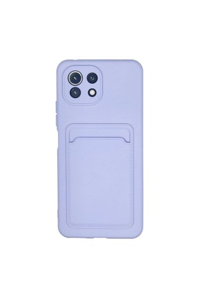 Ethab Ticaret GLB-STL41414 حافظة هاتف Xiaomi Mi 11 من السيليكون مع بطاقة كيلف...