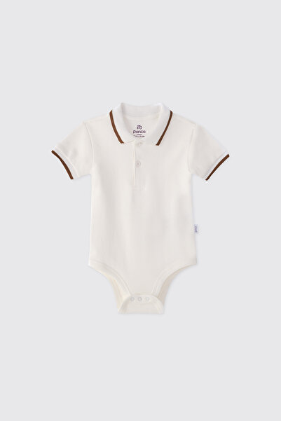 Panço Newborn Short Sleeve White Bodysuit