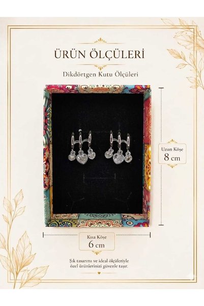 ÖZÇTAKI 316 L Stainless Steel - Anti-Allergic - Non-Tarnish - Zircon Stone - Spiral Model - Women's Earrings