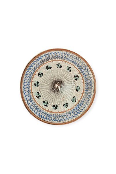 CERAMICA DE HOREZU Farfurie Tradițională Model 1922 D1C3 Multicoloră M4 22cm