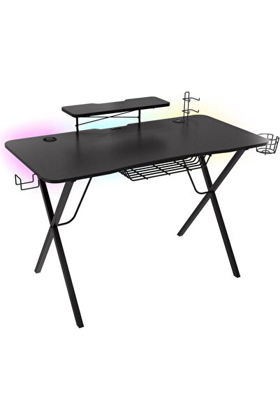 Genesis Birou de gaming Holm 300 RGB, 60 kg, Negru