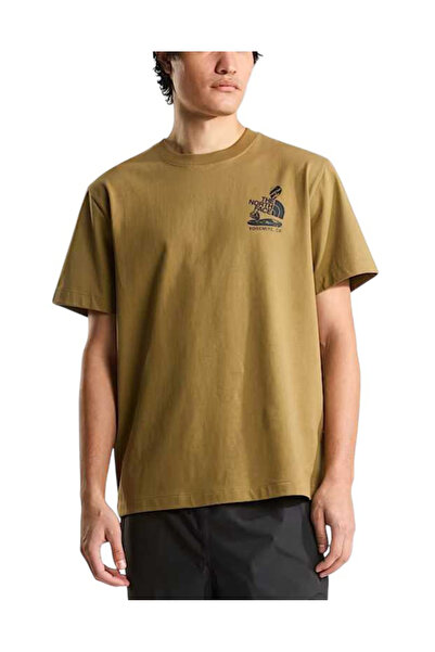THE NORTH FACE Ανδρικό Stones Relaxed Graphic T-Shirt Χακί NF0A8G9R-2EL1
