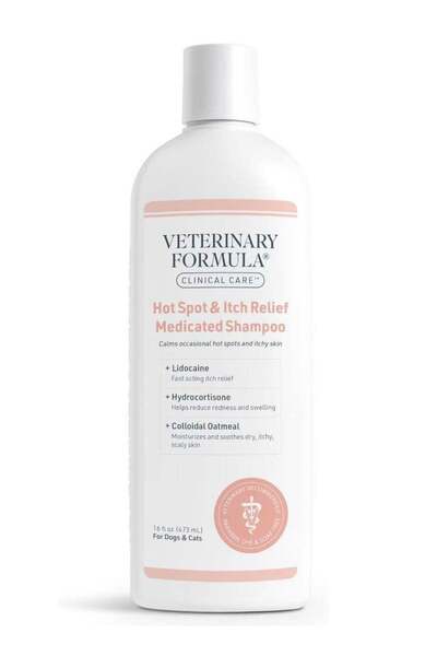 Veterinary Formula Clinical Care شامبو طبي لتخفيف الحكة وعلاج البقع الحارة لل...