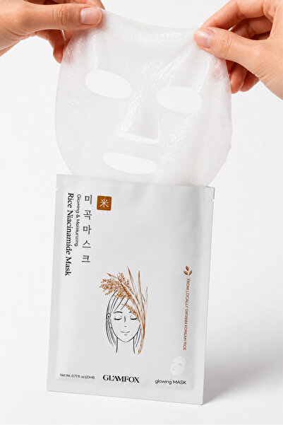 Glamfox Rice Niacinamide Maskesi