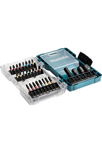 Makita Set of 28 bits and socket accessories, 1/4" drive