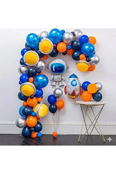 Partihane Space Themed Chain Balloon Set 5 m