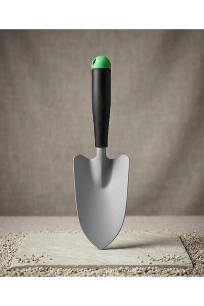 Hırdavat Plastik saplı metal bahçe el küreği geniş ağızlı hobi küreği 31 m