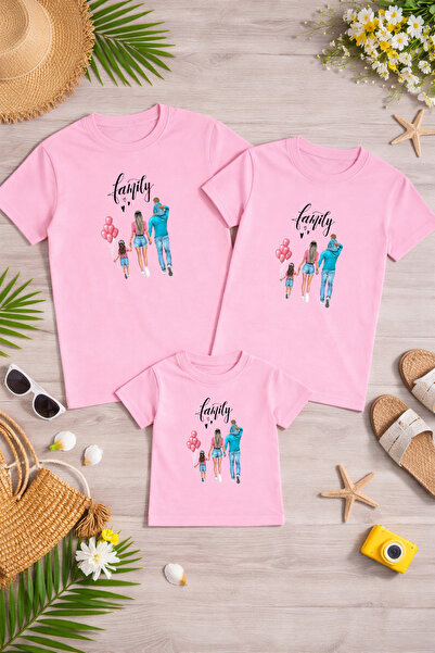 LORVEX Tricou supradimensionat pentru familie, mamă, tată, copil, 100% bumbac...