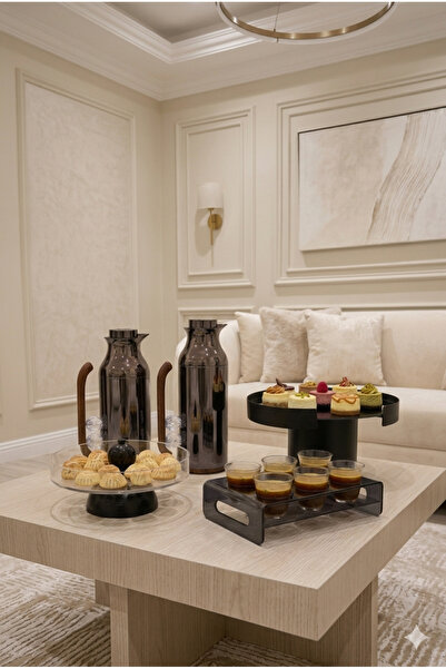 Generic Luxury Integrated Coffee & Tea Serving Set + Cup Holder + Dessert & N...