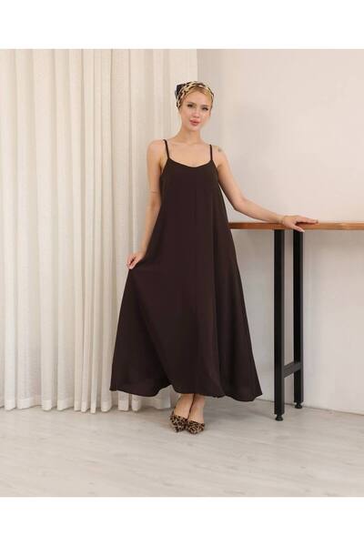 MVK MAVEKA COLLECTİON Lined Summer Dress with Rope Straps