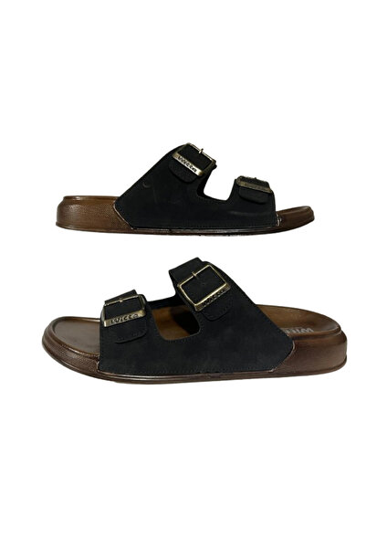 Witta - Unisex Black Orthopedic Non-Slip Sole Daily Slippers for Pool, Sea, B...