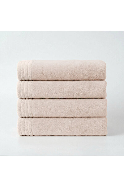 Donetella Pack of 4 Hand Towels 50x90 cm – 330 GSM Microfiber, Soft, Absorben...