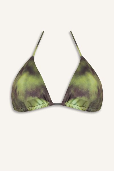 DeFacto Top de bikini cu bretele subțiri și imprimeu Regular Fit G8726AX26SM