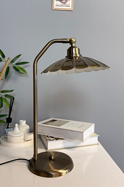 Bamyum Risso Antique Table Lamp with Bendable Movable Head Decorative Lampshade
