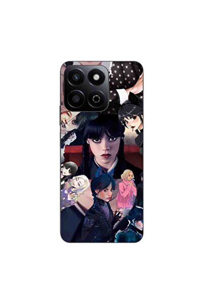 OEM Husa compatibila cu Honor 200 Smart Silicon Gel Tpu Model Wednesday Addam...