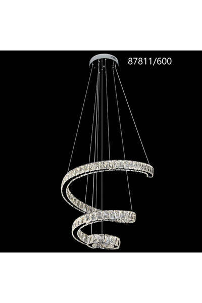 Alessandro DESIGN Candelabru LED cu Telecomanda, TWIST, 108W, Diametru 60 cm,...