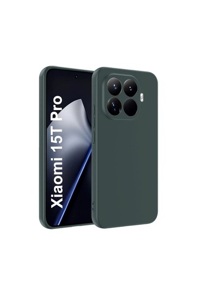 OEM Xiaomi Mi 15t Pro First Silicone Case - Dark Green