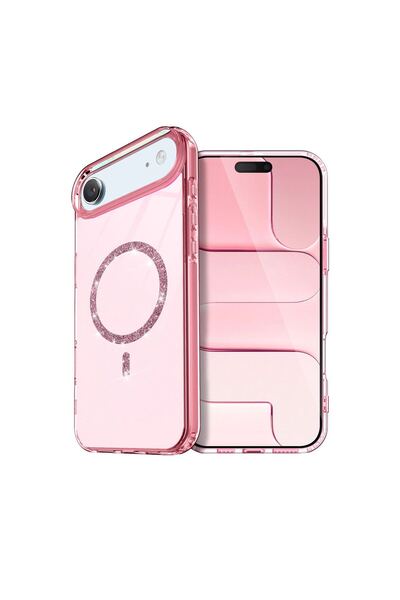 OEM Apple iPhone 17 Air Live Diamond Magsafe Cover - Pink