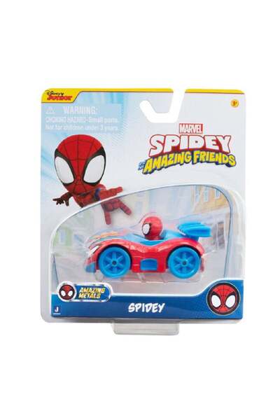 SONIC THE HEDGEHOG Masinuta din metal si figurina, Spidey and His Amazing Fri...