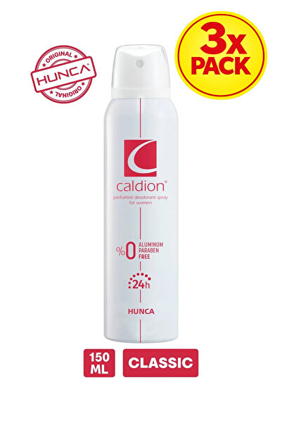 Caldion 3x PACK Women Deodorant 150 ml