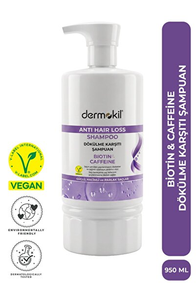 Dermokil Biotin & Caffeine Dökülme Karşıtı Şampuan 950 ml